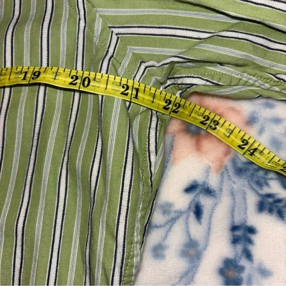 Urban Pipeline UP Green Stripe Button Down Shirt Men’s M 100% Cotton - Picture 3 of 4